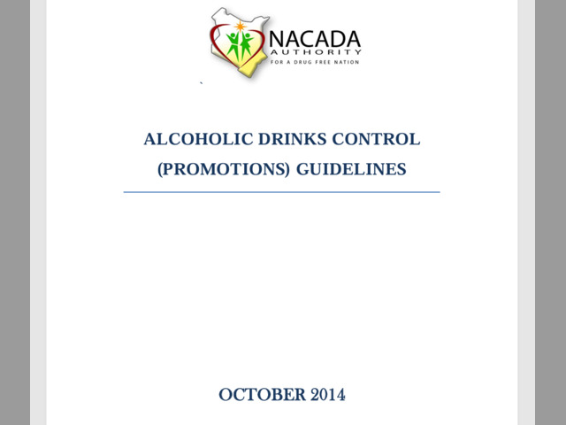 Alcoholic Drinks Control (Promotions) Guidelines