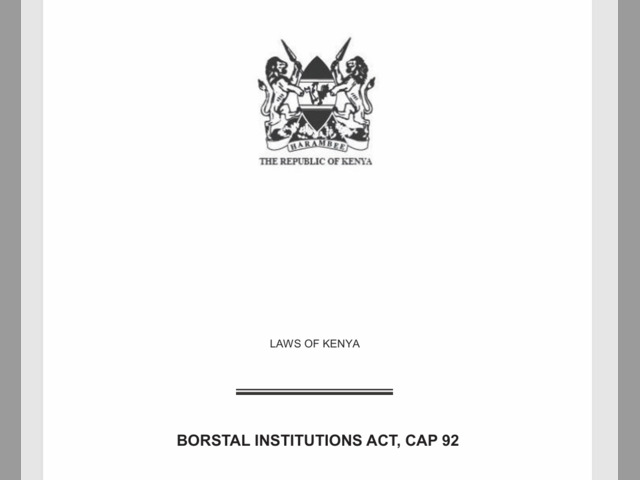 Borstal Institutions Act 