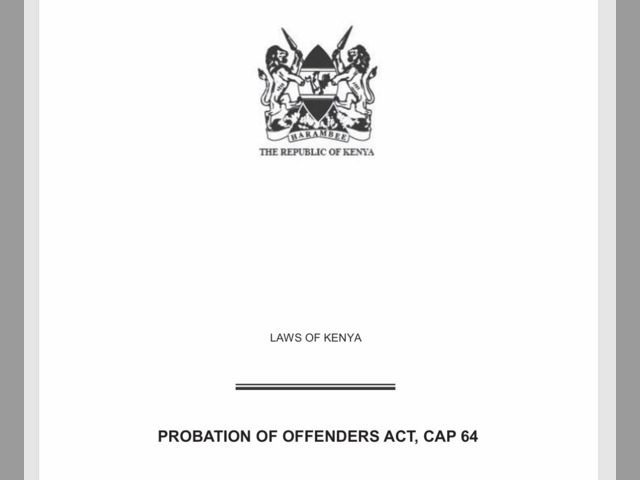 Probation of Offenders Act 