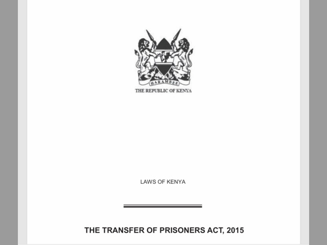 Transfer of Prisoners Act