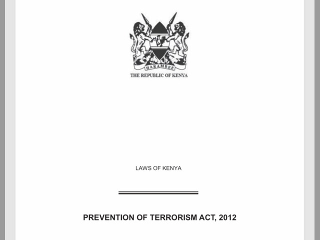 Prevention of Terrorism Act 