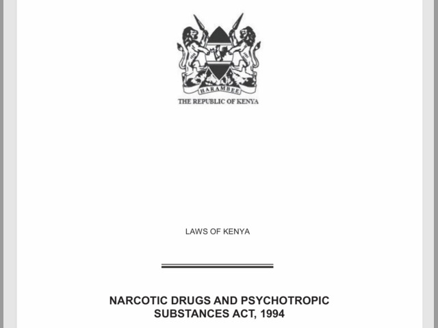 Narcotic Drugs and Psychotropic Substances Control Act 