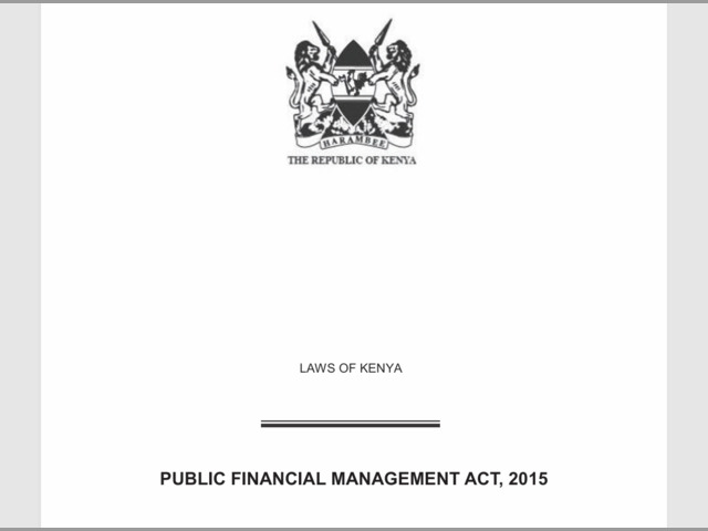 Public Finance Management Regulations