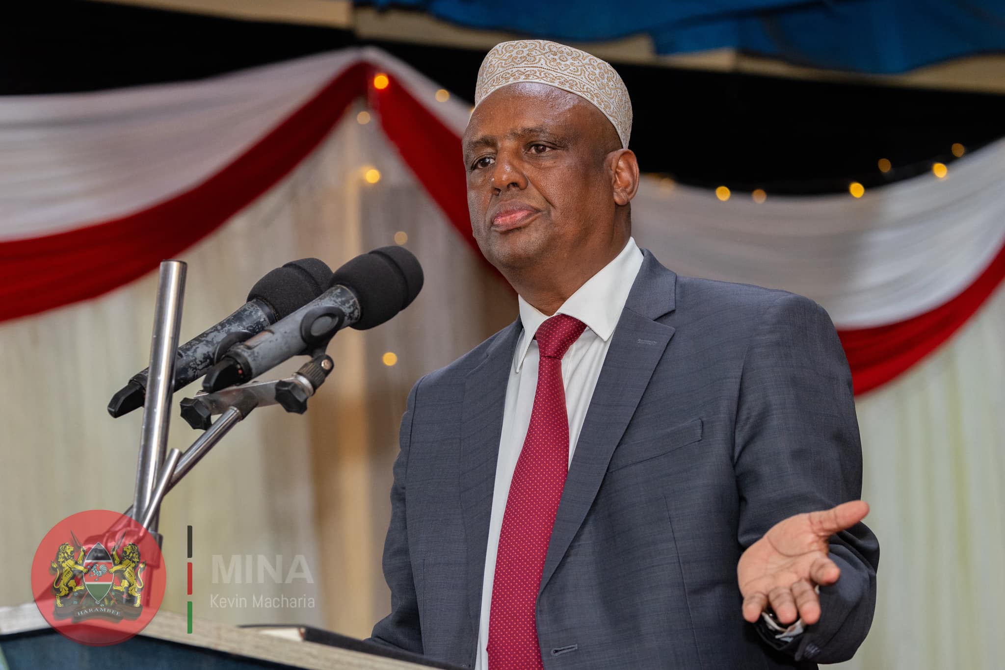 CS Kithure Kindiki presided over the official opening of a stakeholder engagement forum in Marsabit for key players to prioritize the planned development programmes/projects for the county.