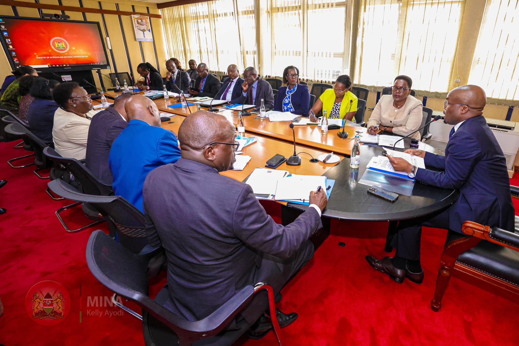 a meeting held at Harambee House, the National Steering Committee, chaired by PS Dr. Raymond Omollo, adopted the Strategic Framework for implementing the Recommendations,