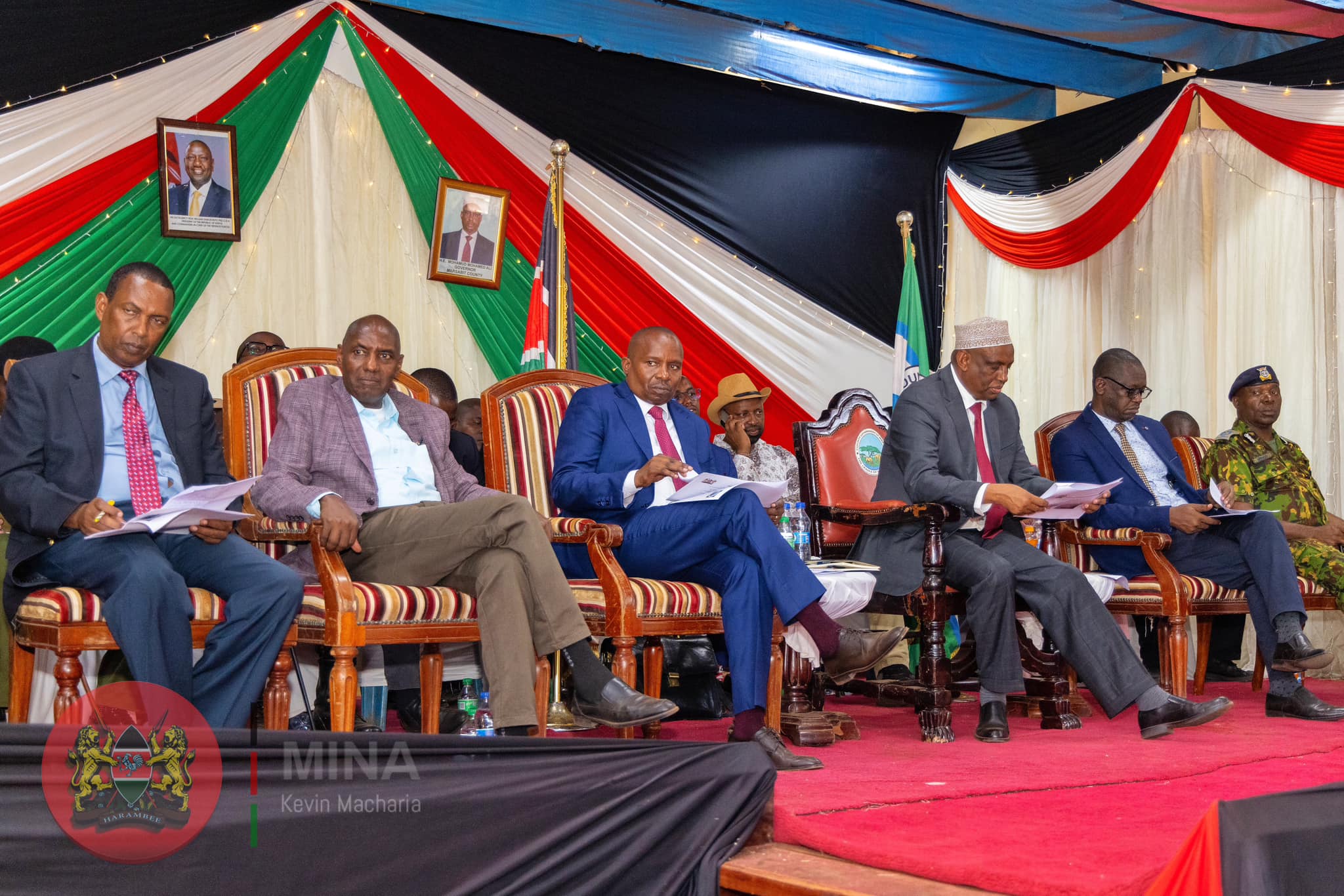 CS Kithure Kindiki presided over the official opening of a stakeholder engagement forum in Marsabit for key players to prioritize the planned development programmes/projects for the county.