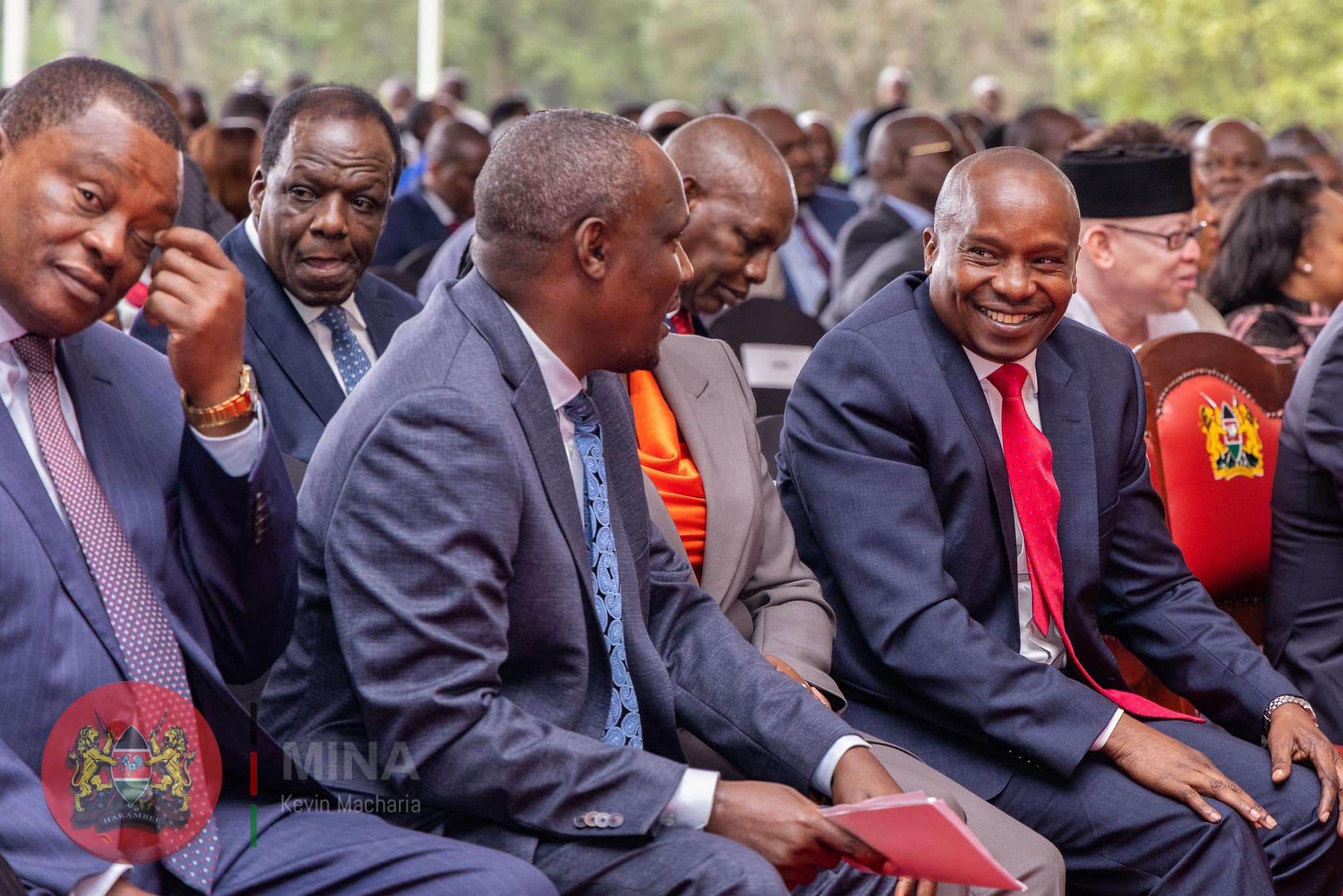 Prof. Kithure Kindiki is among the 19 Cabinet Secretaries sworn in at State House Kenya