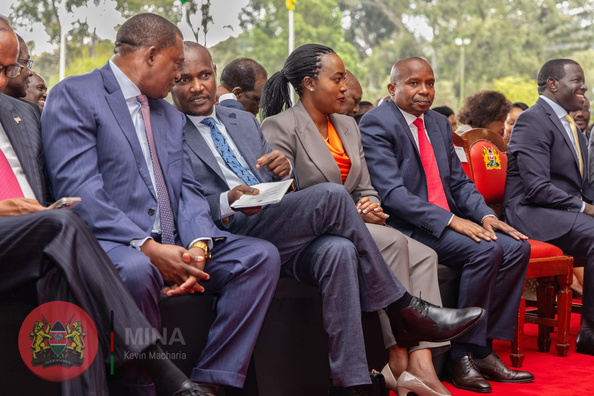 Prof. Kithure Kindiki is among the 19 Cabinet Secretaries sworn in at State House Kenya