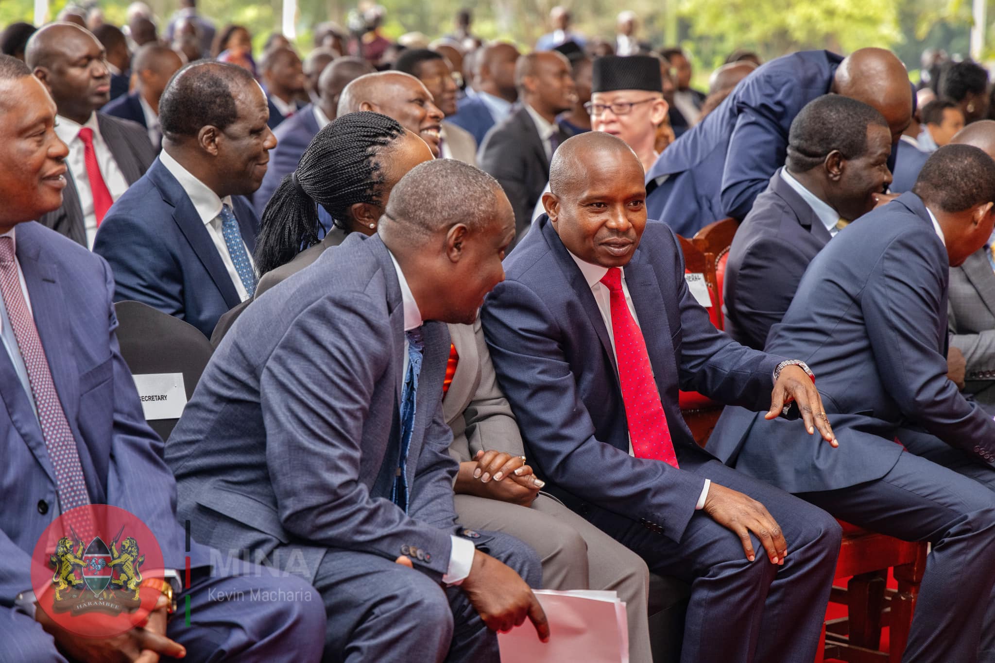 Prof. Kithure Kindiki is among the 19 Cabinet Secretaries sworn in at State House Kenya