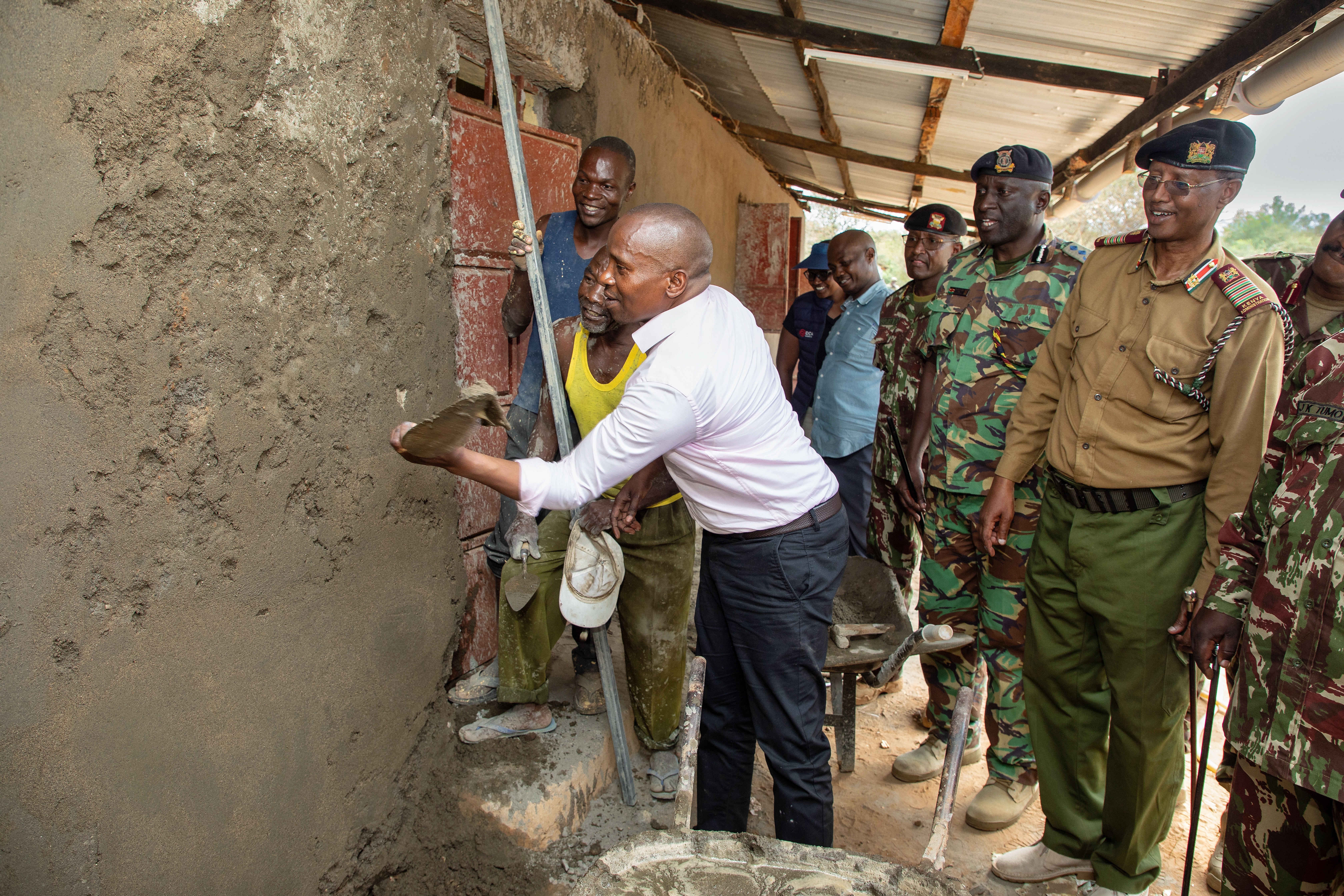 Interior and National Administration CS Kithure Kindiki at the North Rift for schools rehabilitation 