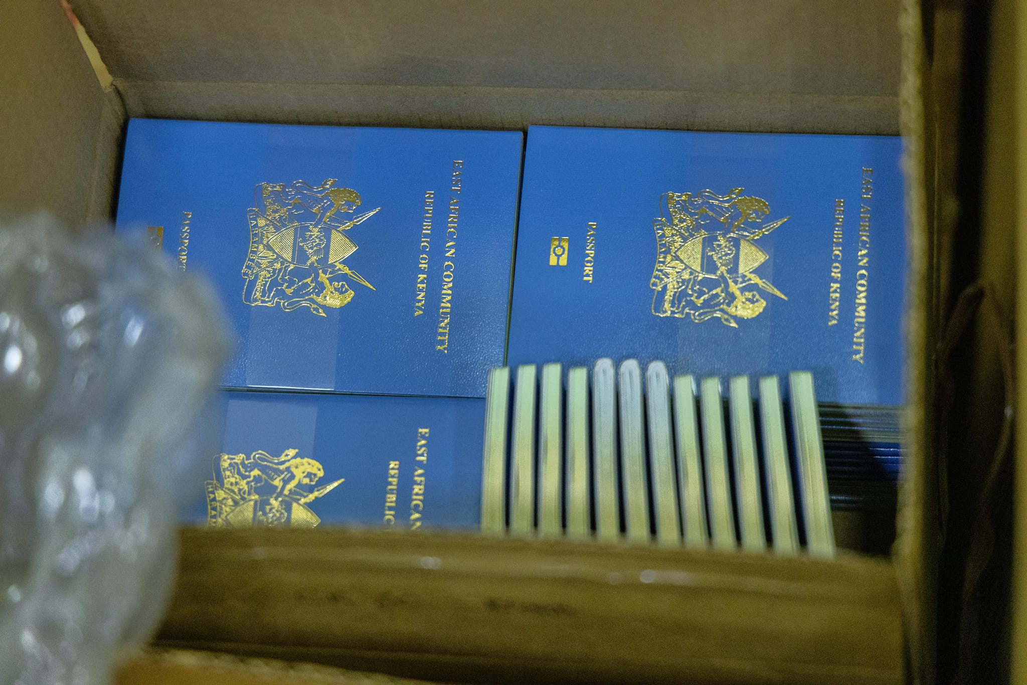 Passports ready for collection 