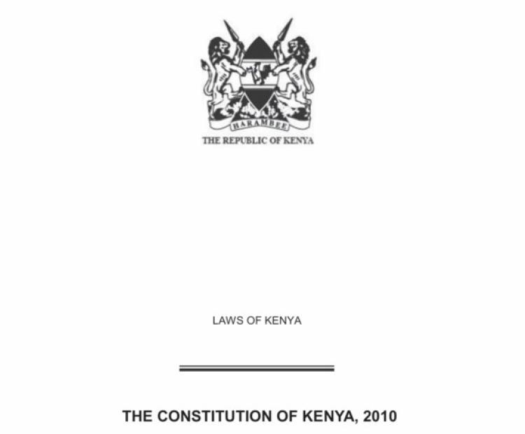 Constitution of Kenya 2010