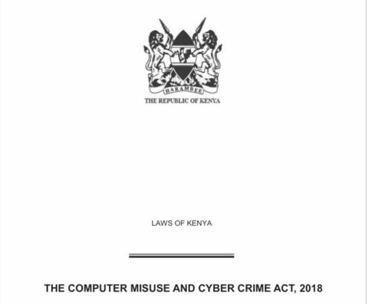 Computer Misuse and Cybercrimes Act 