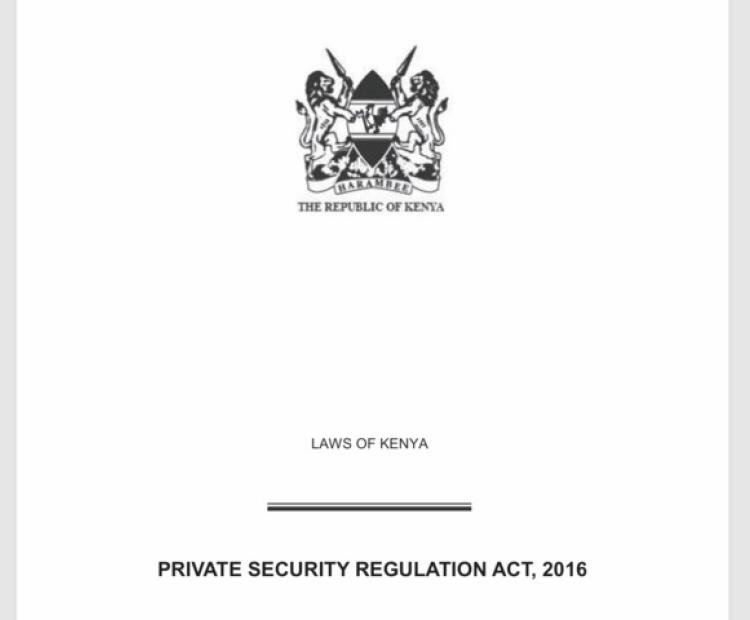 Security Regulation Act