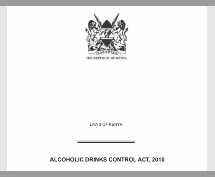 Alcoholic Drinks Control Act