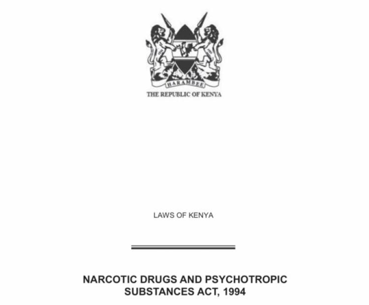 Narcotic Drugs and Psychotropic Substances Control Act 